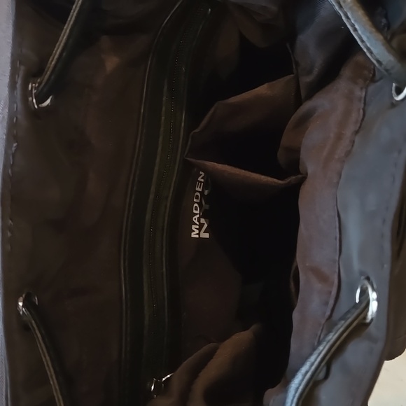 NEW!  Madden NYC Black Backpack with Durable Fabric and Adjustable Straps - Picture 5 of 8